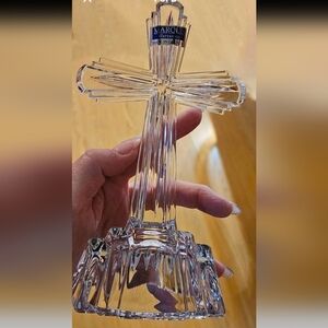 Waterford Marquis Crystal Cross of the Faithful approx 7"